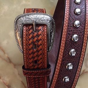 Leather Western Belt